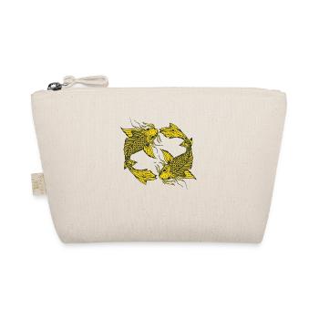 Koi fish Japanese carp drawing 14 - Organic Pouch - nature - Front
