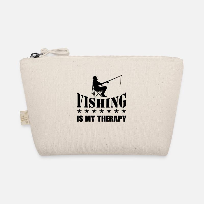 fishing is my therapy Organic Pouch