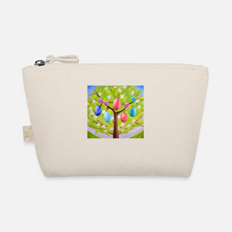 Colorful egg tree Organic Pouch