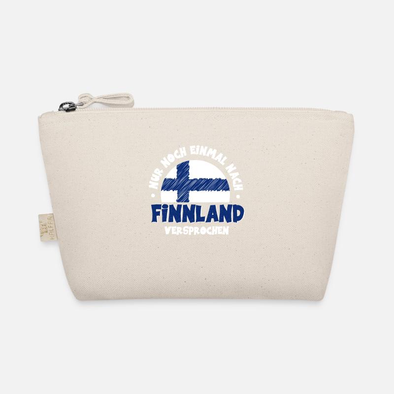 Nur noch einmal nach Finnland Flagge Urlaub - Bio-Täschchen - Natur