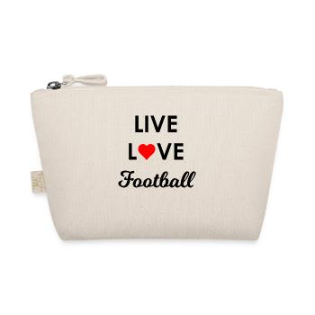 Fußball Soccer - Organic Pouch - nature - Front