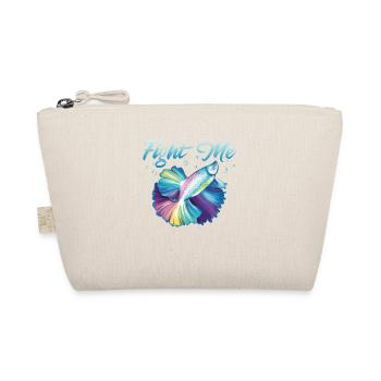 Fight Me Fish Keeping Aquarium Owner - Organic Pouch - nature - Front