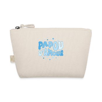 Papou d'amour. Groovy. Cadeau drôle papa. - Trousse biologique - nature - Devant