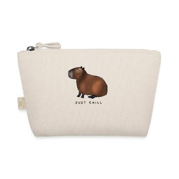 Capybara - just chill! - Organic Pouch - nature - Front