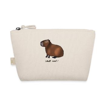 Capybara - chill out! - Organic Pouch - nature - Front