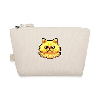 Le chat persan Negan en pixel design - Trousse biologique - nature - Devant