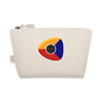 Guitar guitarist plecktrum gift guitarist - Organic Pouch - nature - Front