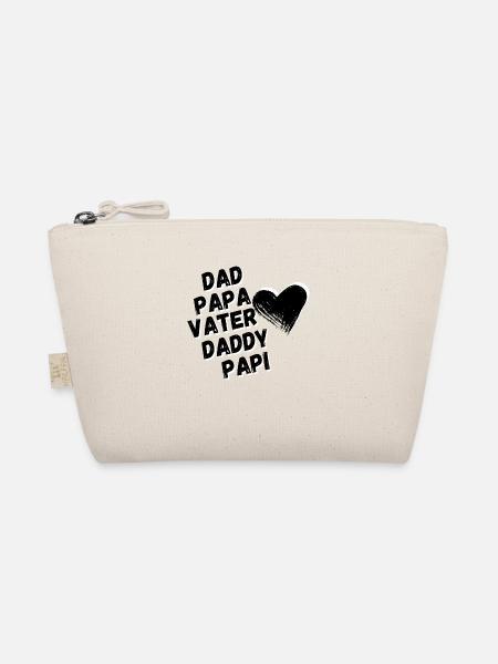 Dad, Dad, Father - Father's Day Gift - Organic Pouch - nature - Front