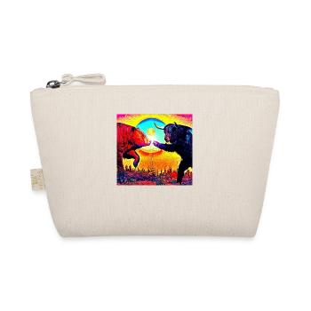 Bull vs. Bear - Organic Pouch - nature - Front