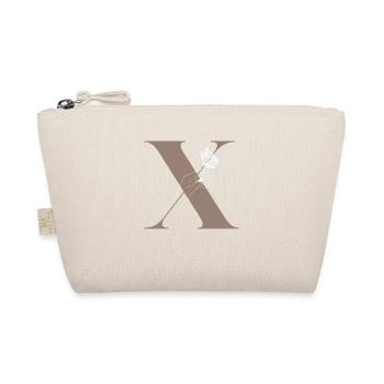 Letter x Magic butterfly - Organic Pouch - nature - Front