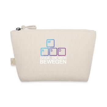 Dinge Die Mich Bewegen Shirt WASD Shirt PC Gamer - Bio-Täschchen - Natur - Vorne