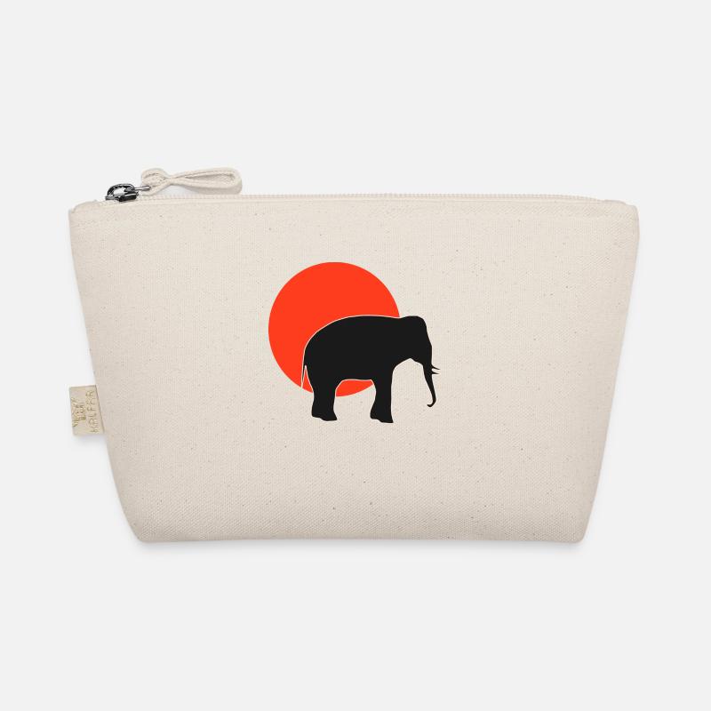 Retro Style Elephant : The Redsunset Organic Pouch