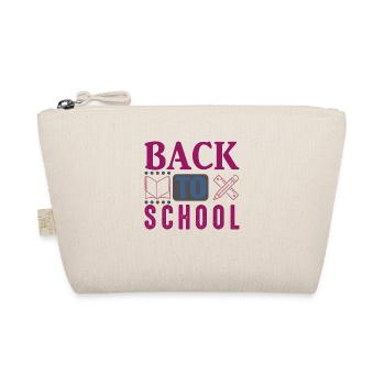 Back to School, Start of School, End of Summer Holidays, Fun - Organic Pouch - nature - Front
