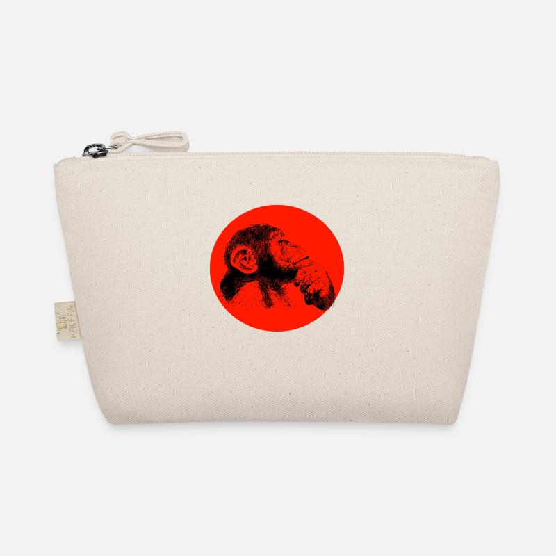 Think monkey chimpanzee Organic Pouch