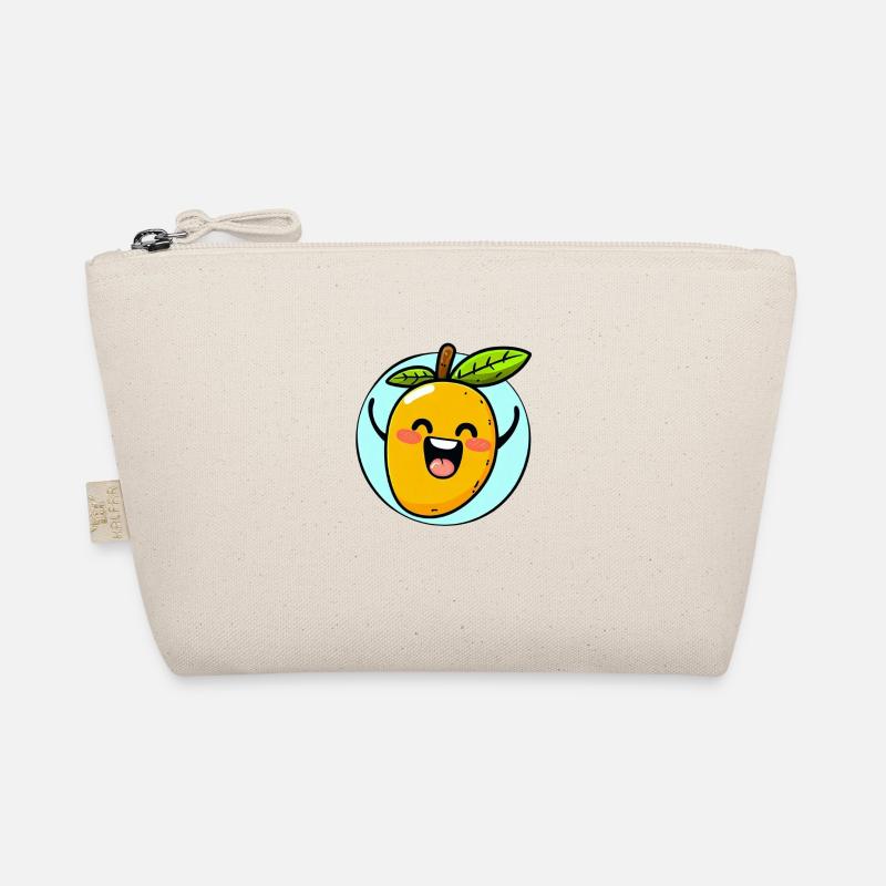 Fröhliche Mango - Bio-Täschchen - Natur