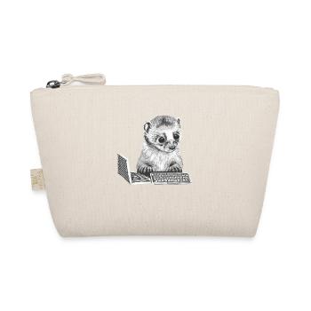 CUTE GEEK FERRET - Organic Pouch - nature - Front
