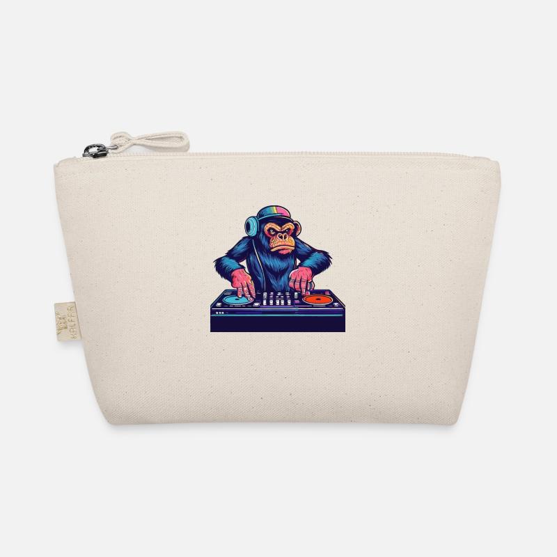 Chimpanzé DJ Gift Idea - DJ Monkey Trousse biologique