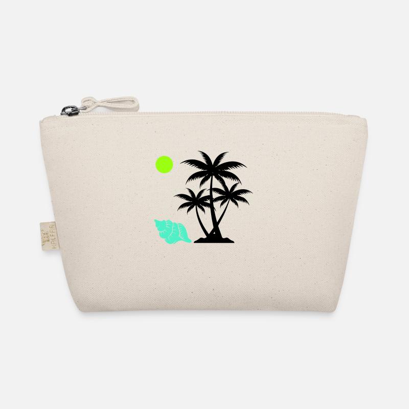 Shell palm trees Organic Pouch