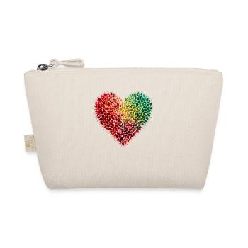 heart autumn halloween leaves - Organic Pouch - nature - Front