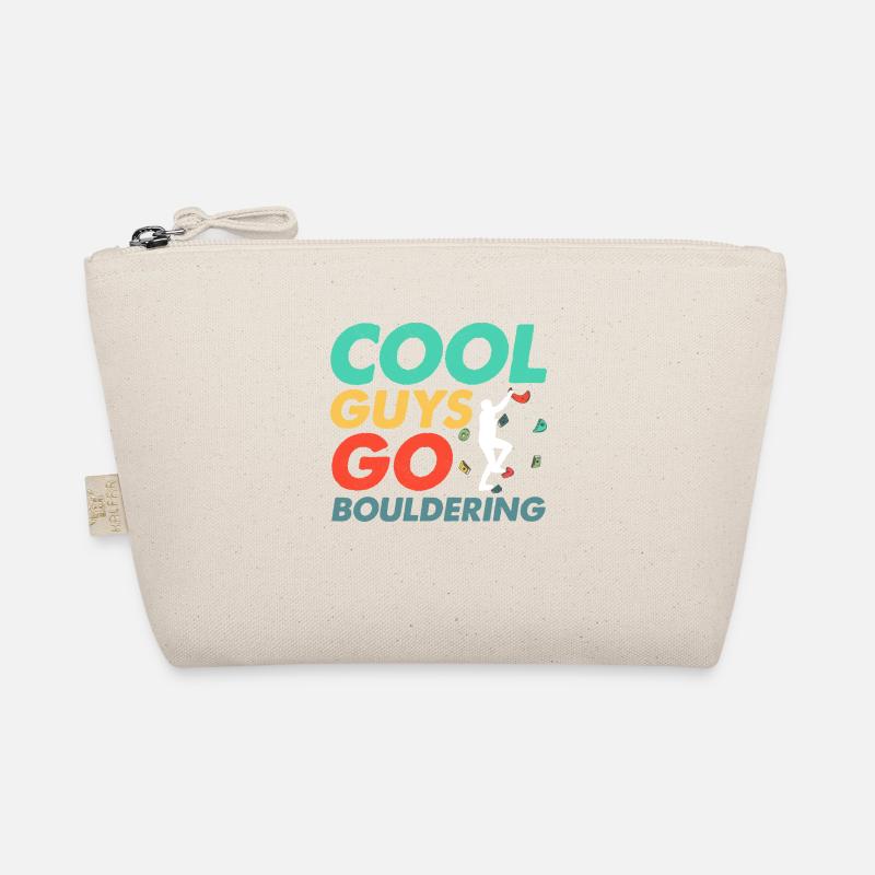 Les gars cool vont faire de l’escalade de bloc Trousse biologique