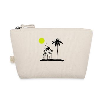 palmen insel sonne - Bio-Täschchen - Natur - Vorne