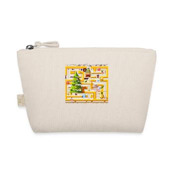 arcade game christmas - Organic Pouch - nature - Front