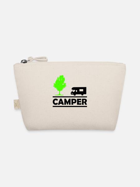 camper - Bio-Täschchen - Natur - Vorne