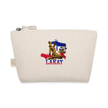 Haiti Haitian Flag Ayiti Haitian I Gift - Organic Pouch - nature - Front