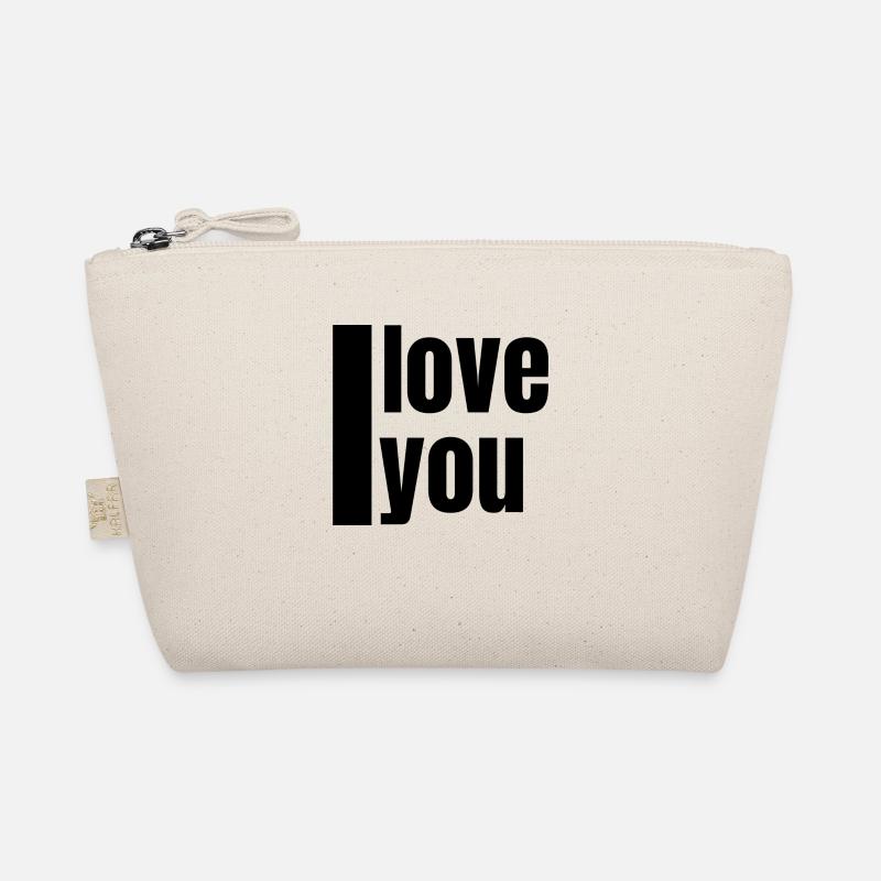 Ich liebe dich Bio-Täschchen