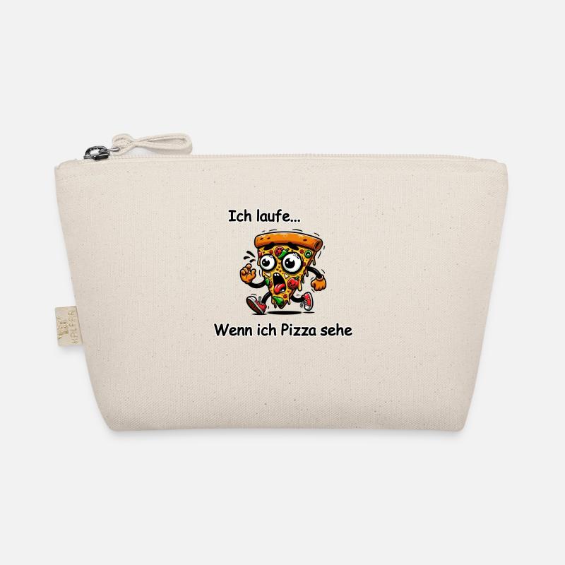 I run when I see pizza Organic Pouch