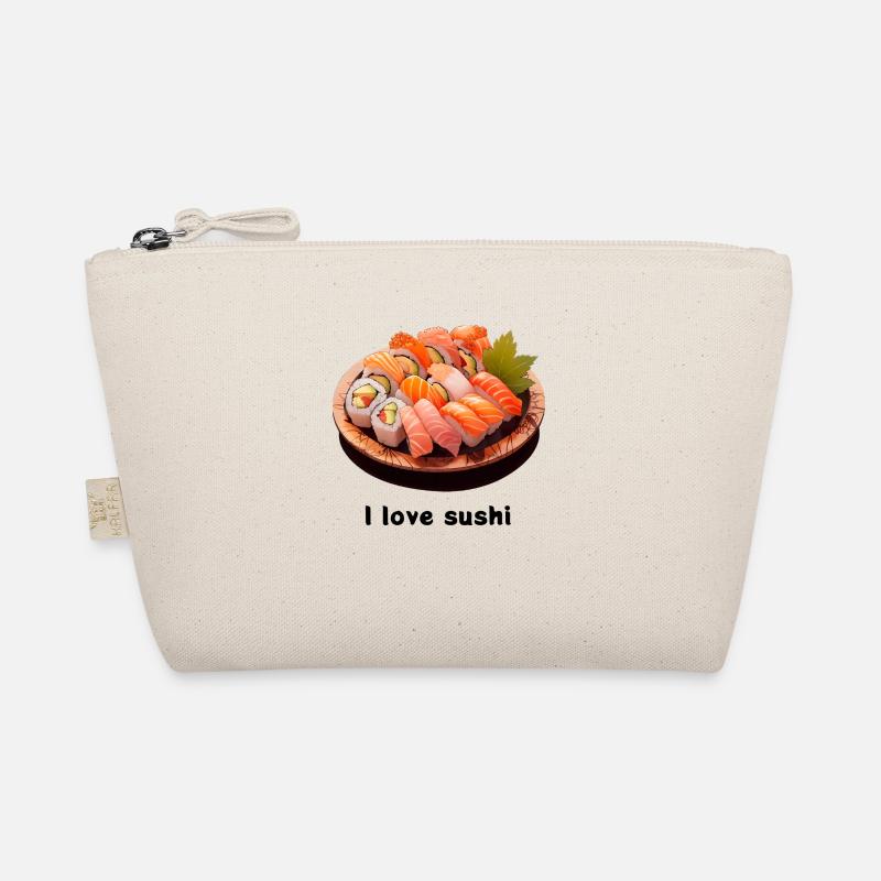 i love sushi - Bio-Täschchen - Natur