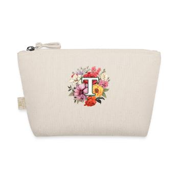 Bouquet de monogramme T - Trousse biologique - nature - Devant