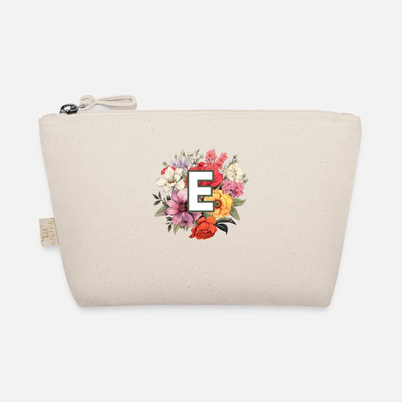 E Monogram Bouquet Organic Pouch