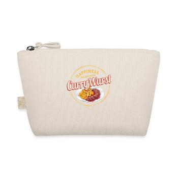 Currywurst Retro Wurst Vintage Bratwurst Pommes - Bio-Täschchen - Natur - Vorne