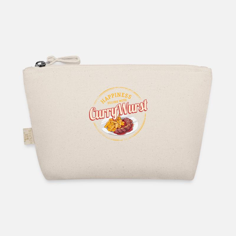 Currywurst Saucisse rétro Frites Bratwurst Vintage Trousse biologique