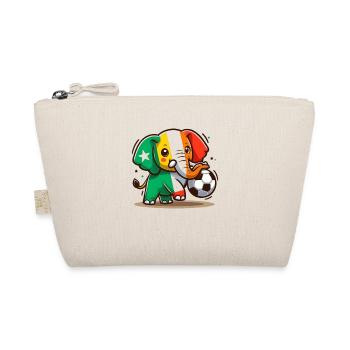 Côte D'ivoire 2024 Maillot Foot Éléphant Football - Trousse biologique - nature - Devant