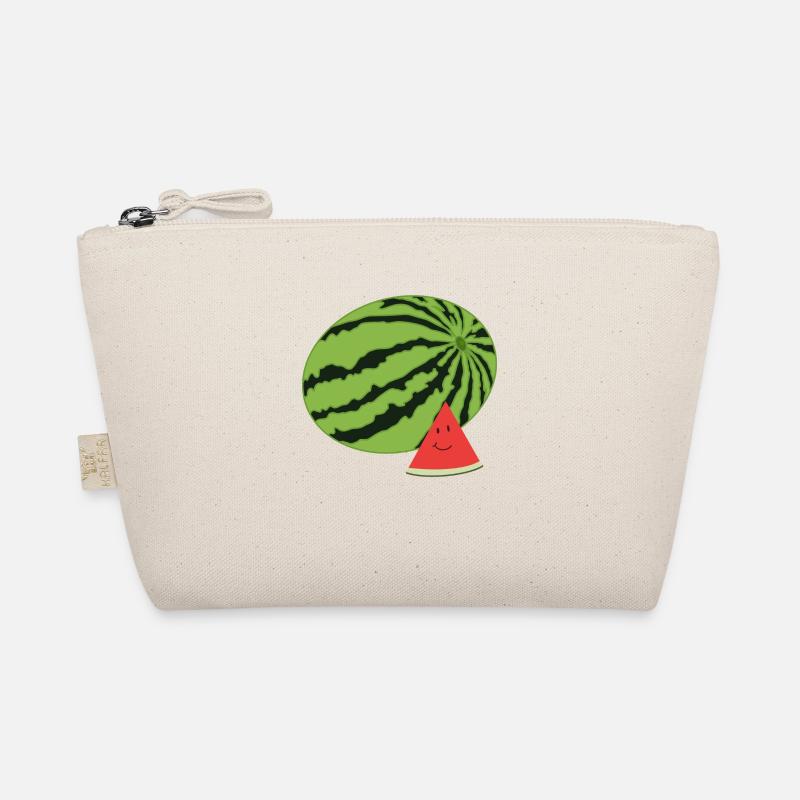 Happy Wassermelone - Bio-Täschchen - Natur