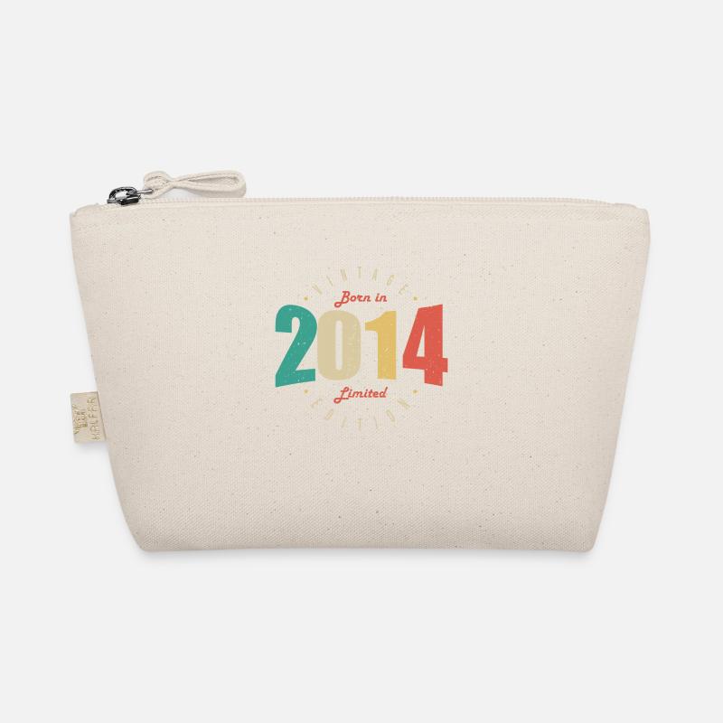 2014 Vintage Retro Anniversary Gift 2014 Organic Pouch