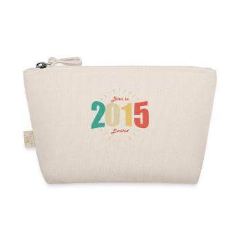 2015 Vintage Retro Birthday Gift 2015 - Organic Pouch - nature - Front