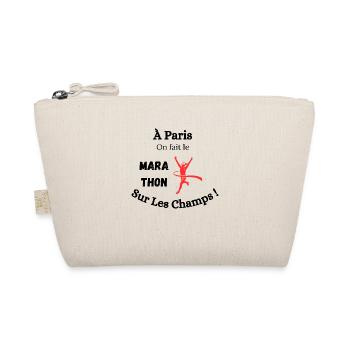 In Paris, we do the marathon on the Champs! - Organic Pouch - nature - Front