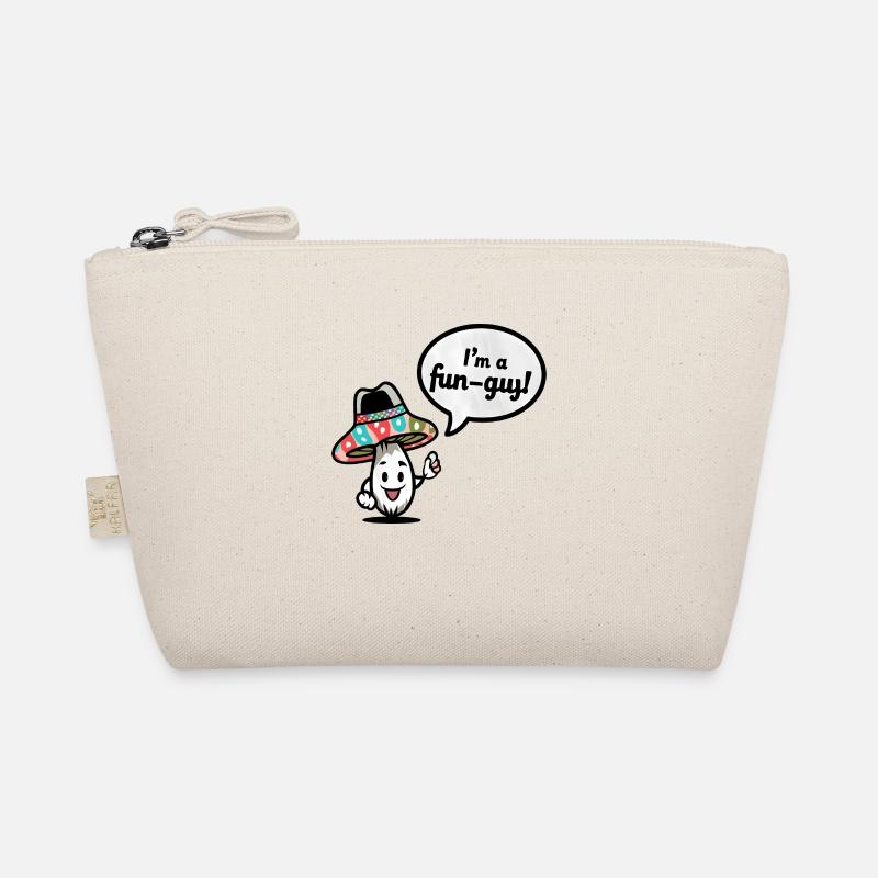 Fun-Guy Mushroom Speech Bubble Digital Art Organic Pouch