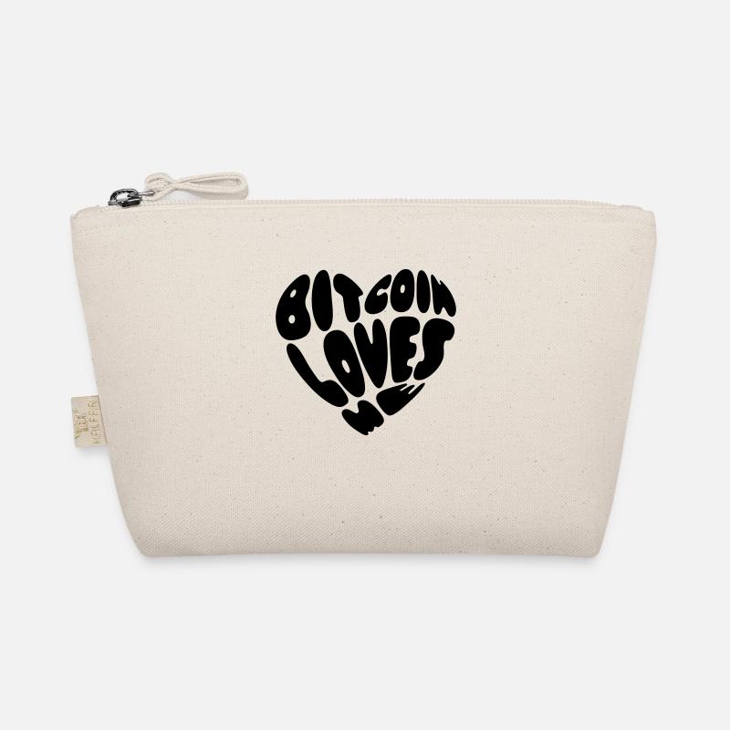 Bitcoin liebt mich Bio-Täschchen