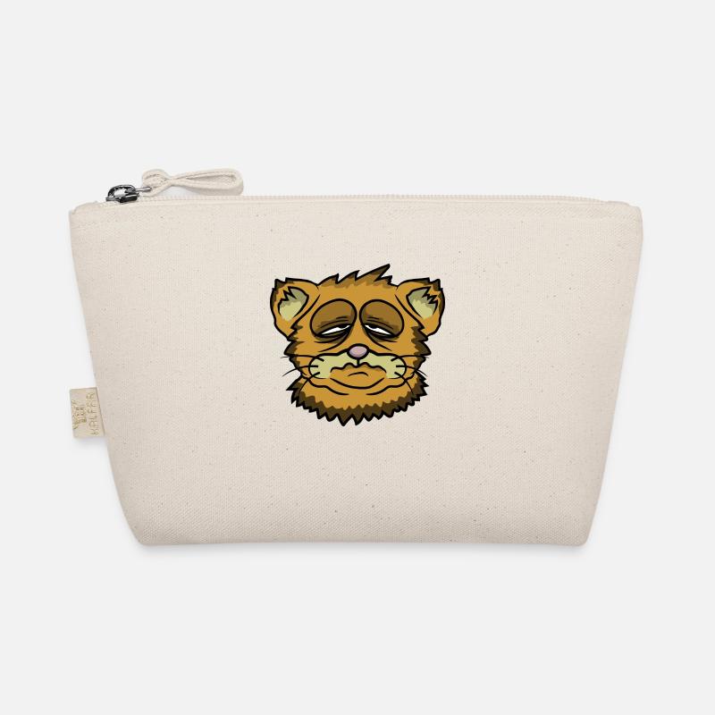 Drôle De Chat Fatigué N’aime Pas Les Matins Matin Trousse biologique