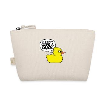 Lustig Ich gebe keine Ente Gummienten Sarkasmus - Bio-Täschchen - Natur - Vorne