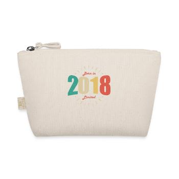 2018 Vintage Retro Anniversary Gift 2018 - Organic Pouch - nature - Front