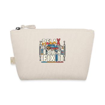 Relax I Can Fix It 28 - Organic Pouch - nature - Front