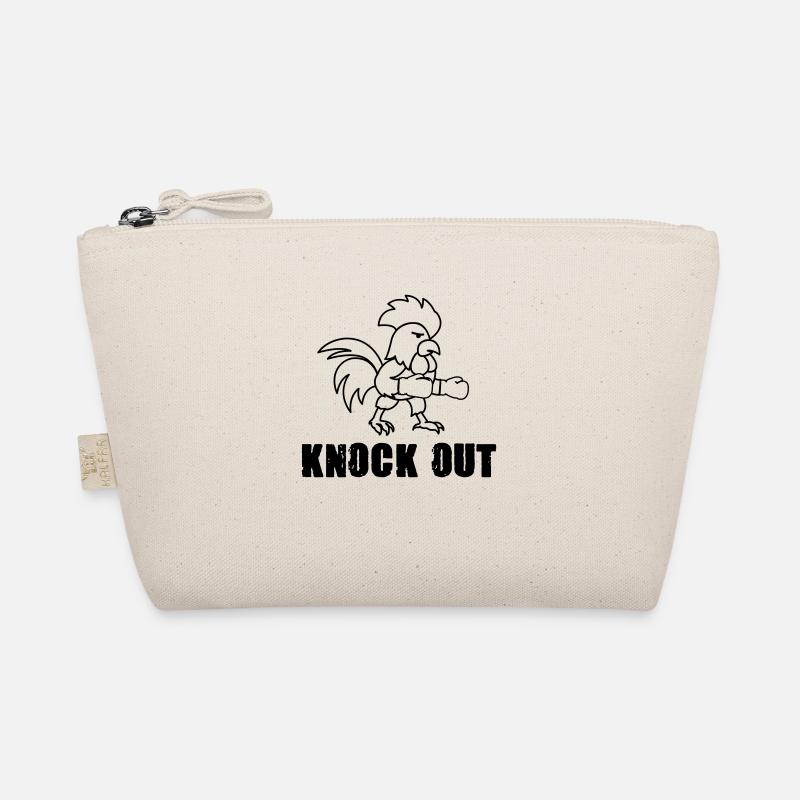 hahn boxer knock out comic Bio-Täschchen