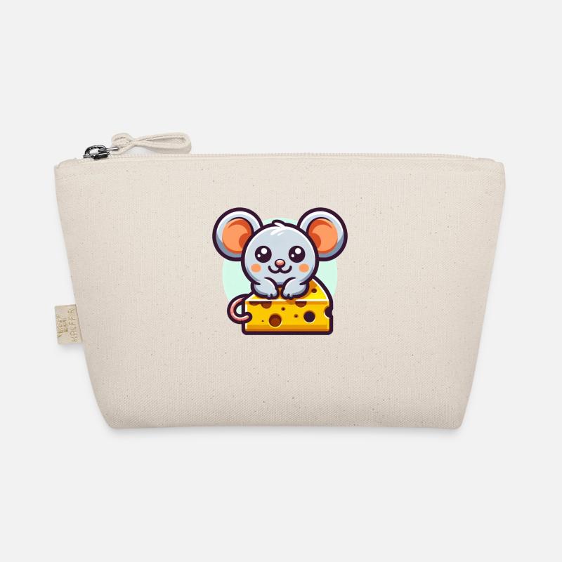 Mouse with cheese Organic Pouch