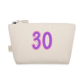 30. 30 ANS. 30e ANNIVERSAIRE. ANNIVERSAIRE 30 ANS. - Trousse biologique - nature - Devant
