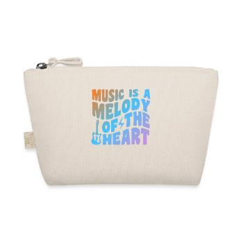 Music Is A Melody Of The Heart - Bio-Täschchen - Natur - Vorne